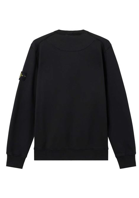 felpa 6100060 uomo nera STONE ISLAND | L1S15 6100060 S0051V0029